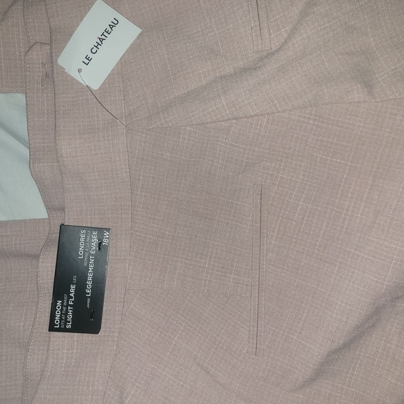 Le Chateau Chic Pastel Pink Trousers 18W - Picture 5 of 5